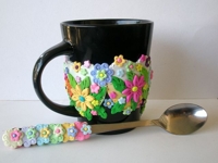 flickr KLIO Polymer Clay Embellished Tableware
